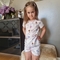 Піжама NL Baby Monnalisa з короткими рукавами та шортами, бавовняна, 5 років, різнокольоровий (064/37641) - Pampik - 4