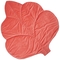 Килимок Twins Листочок, вельвет, 100х120 см, кораловий (5001-KTLV-15) - Pampik
