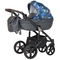 Универсальная коляска 3 в 1 Verdi Mocca 9023-VMOC-12, графитовый с синим - Pampik