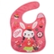 Слюнявчик водонепроницаемый Eurekakids для девочки, 6-24 мес, 2 шт., розовый (800002/32809) - Pampik - 3
