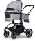 Універсальна коляска 2 в 1 EasyGo Giro 9023-EGG-10 grey - Pampik - 3