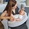 Подушка для годування New Life expert з поясом, 74х46х16 см, біло-сірий (009/34231) - Pampik - 9