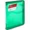 Папка объемная на молнии Axent B5, прозрачная, зеленый (1802-26-A) - Pampik