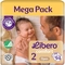 Підгузники на липучках Libero Comfort 2 (3-6 кг), 94 шт. - Pampik