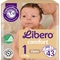 Підгузники на липучках Libero Comfort 1 (2-5 кг), 43 шт. - Pampik