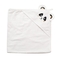 Рушник-куточок Twins Панда, 100x100 см, білий (1500-TANP-01) - Pampik