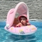 Круг для плавання з козирком Nai-B, від 2 років, рожевий (27000) - Pampik - 6