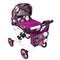 Коляска для ляльки Adbor Lily, чорно-фіолетовий (Lc-19) - Pampik