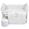 Постільний комплект Babycentre & Twins Welcome to the world, 6 елементів, білий (4012-BTWW-01) - Pampik - 2