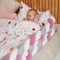 Комплект постільної білизни Twins Soft для дівчинки, полуторний, фланель, 4 предмети, білий з принтом (1115-TPS-26) - Pampik - 3