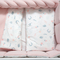 Постельный комплект Twins Cotton, 7 элементов, розовый (4077-TC-08) - Pampik - 3