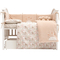 Постільний комплект Twins Be Happy з пледом, 8 елементів, бежевий (4078-TBH-02) - Pampik - 2
