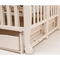 Ліжечко Goydalka DUO для двійні, з шухлядами, 135х114х90 см, білий (G100-GD-01) - Pampik - 4