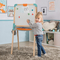 Двосторонній дерев'яний мольберт Smoby Веселе навчання, 50х55х120 см, з аксесуарами (410401) - Pampik - 7