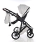 Універсальна коляска 2 в 1 Junama Space Waffle 01, сірий (J-SpW-01) - Pampik - 8