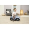 Машинка 2 в 1 Big для катання малюка, зі спинкою, блакитний (56145) - Pampik - 5