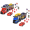 Ігровий набір Dickie Toys з автотранспортером, 5 металевими машинками та аксесуарами (3745012) - Pampik