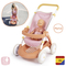 Прогулянка коляска для ляльки Smoby Baby Nurse Теракотова пудра, з корзиною (7600254024) - Pampik - 2