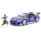 Машина металлическая Jada Уличный боец Mazda RX-7 с фигуркой Чан-ли, 1:24, синий (253255062) - Pampik - 2