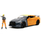 Машина металлическая Jada Наруто Ниссан GT-R с фигуркой Наруто, 1:24, оранжевый (253255054) - Pampik