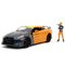 Машина металлическая Jada Наруто Ниссан GT-R с фигуркой Наруто, 1:24, оранжевый (253255054) - Pampik - 2