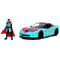 Машина металлическая Jada Марвел Шевроле Корвет с фигуркой Доктора Стренджа, 1:24, голубой (253225024) - Pampik - 2