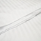 Комплект постільної білизни Twins Striped Satin, 3 предмети, білий (3055-TSS-01) - Pampik - 2