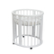 Детская овальная кроватка Twins Oval 10 в 1+ матрас, белый (L110-TO) - Pampik - 2