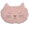 Бампер-подушка Twins Котик, велюр, 50х30 см, пудровый (7099-BPC-24) - Pampik