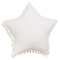 Бампер-подушка Twins Звездочка Маршмелоу, велюр, 37х37 см, белый (2020-BTZM-01) - Pampik - 2