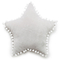 Бампер-подушка Twins Зірочка Маршмелоу, велюр, 37х37 см, сірий (2020-BTZM-10) - Pampik - 2