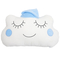 Бампер-подушка Twins Облачко мальчик, белый с голубым (7024-TCB-04) - Pampik