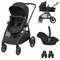 Універсальна коляска-трансформер 3 в 1 Maxi-Cosi Zelia 3 Duo Essential Black (1930672110) - Pampik