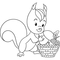 Детская раскраска ArtCraft Белочка 25х30 см (15079-AC) - Pampik - 2