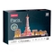 3D пазл CubicFun City Line з LED-підсвіткою Париж (L525h) - Pampik
