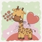 Картина по номерам ArtCraft Жирафик с цветами 30х30 см (15531-AC) - Pampik