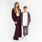 Спортивний костюм Garnamama бомбер с капюшоном,Брюки-палаццо Season 2025 140 Бордовий (1055948.1421212) - Pampik - 2