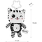 Игрушка-подвеска Akuku Котик, черно-белый (A0658) - Pampik - 2