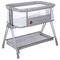 Кроватка приставная 2 в 1 Lionelo Luna Grey Concrete (LO-LUNA GREY CONCRETE) - Pampik