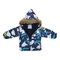 Дитячий зимовий комплект Huppa Avery, куртка та напівкомбінезон, р.74, темно-синій з принтом/темно-синій (41780030-13286-074) - Pampik - 4