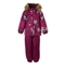 Детский зимний комплект Huppa Avery, куртка и полукомбинезон, р.74, бордовый с принтом/бордовый (41780030-14334-074) - Pampik