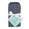 Пеленка Aden + Anais Navy Stripe, трикотажный муслин, 120х120 см, темно-синий с белым (AA10003) - Pampik - 2