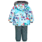 Комплект зимний Huppa Belinda 1: куртка + полукомбинезон, р.86, светло-голубой с серым (45090130-13406-086) - Pampik - 2