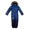Детский зимний комбинезон Huppa Bruce, р.128, темно-синий с принтом (36330030-82686-128) - Pampik