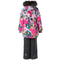 Комплект зимний Huppa Renely 2: куртка + полукомбинезон, р.128, розовый с серым (41850230-13403-128) - Pampik - 2