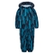 Детский зимний комбинезон Huppa Reggie 1, р.80, голубой с принтом (36020130-92636-080) - Pampik