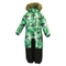 Детский зимний комбинезон Huppa Fenno, р.122, зеленый с принтом (36240030-82707-122) - Pampik