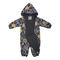Детский зимний комбинезон Huppa Keira 1, р.80, серый с принтом (31920120-23248-080) - Pampik - 4