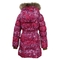 Пальто-пуховик Huppa Grace, р.122, фуксия с принтом (17930055-73263-122) - Pampik - 2
