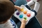 Іграшка-антистрес Fat Brain Toys Dimpl Duo Брайль Колір Форма Назва (FA208-1) - Pampik - 8